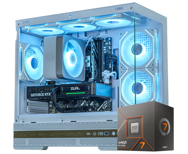 PAKET PC AMD RYZEN 8 8700F GPU NVIDIA RTX 5060 8GB
