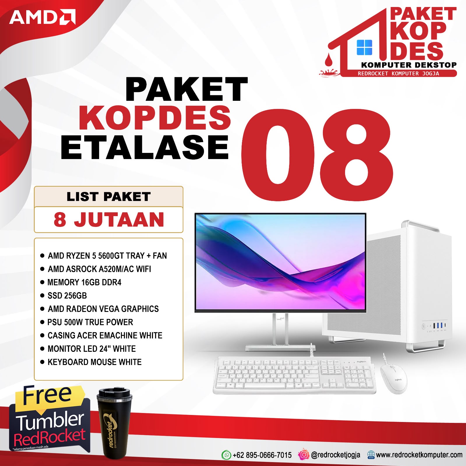 PAKET KOPDES (KOMPUTER DEKSTOP) 8 JUTAAN