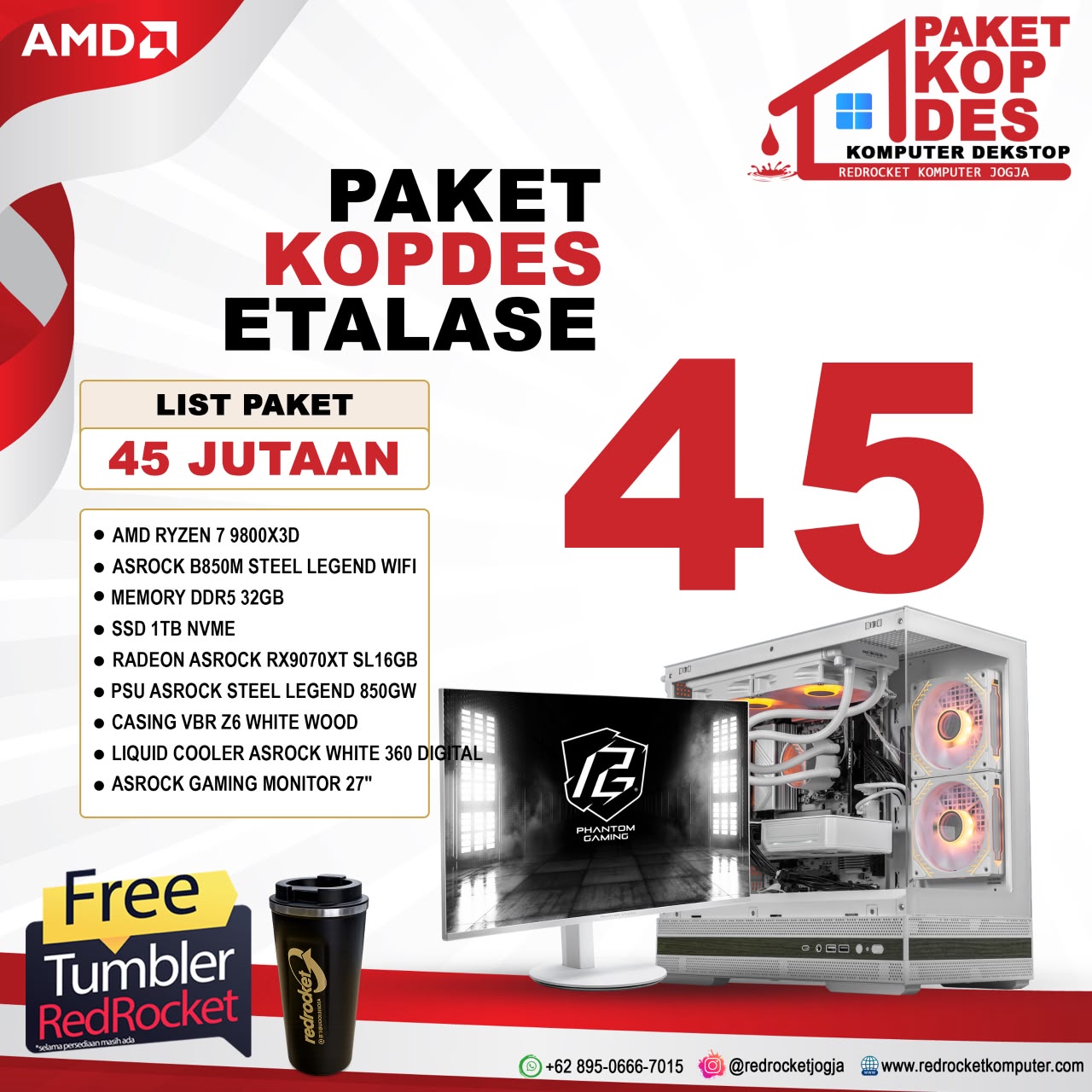 PAKET KOPDES (KOMPUTER DEKSTOP) 45 JUTAAN