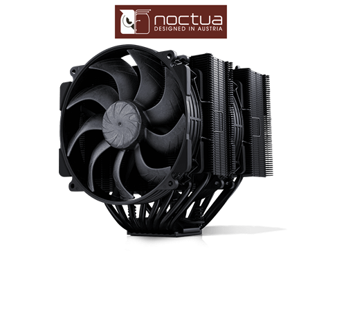 NOCTUA NH-D15 G2 Chromax.Black All-black next-gen dual tower cooler