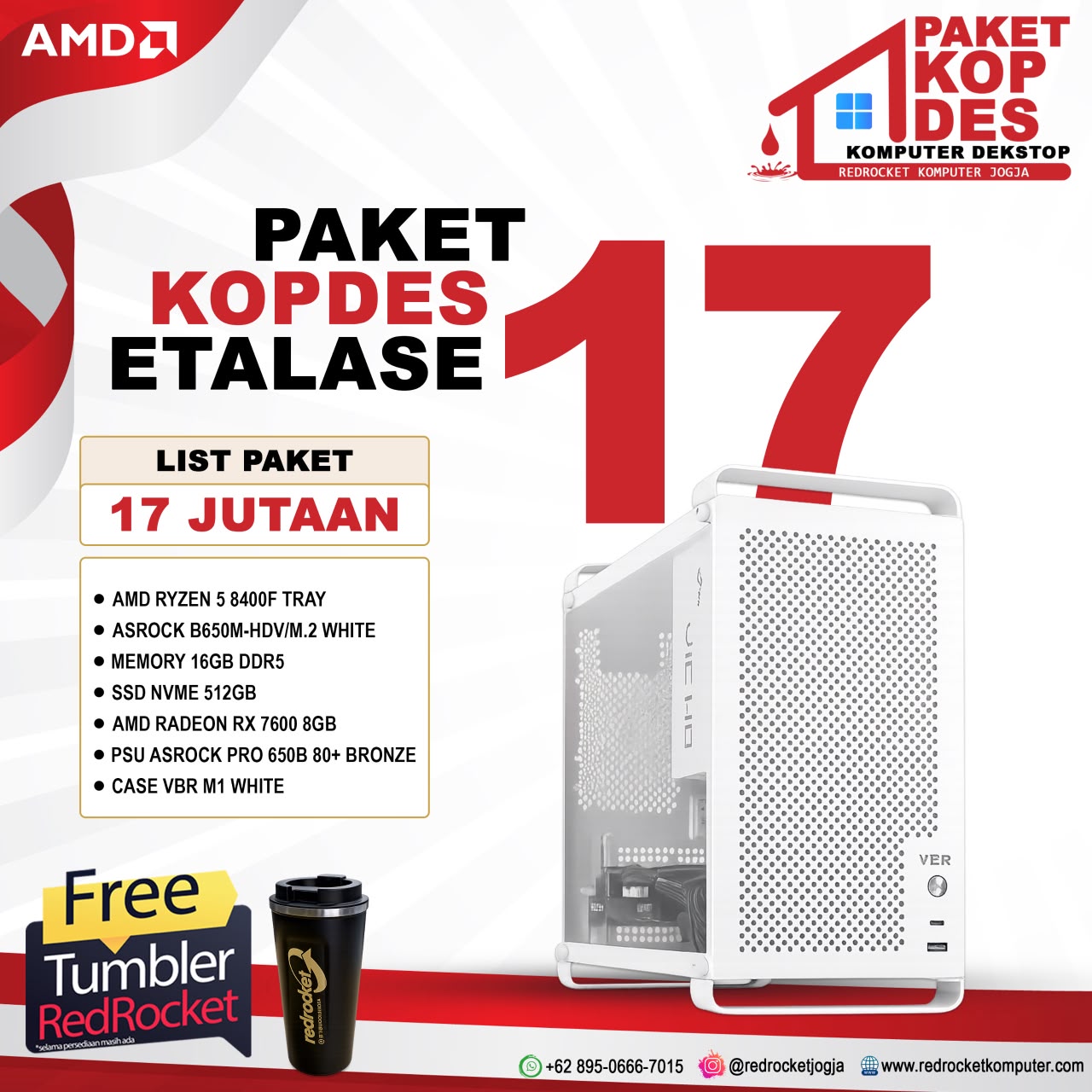 PAKET KOPDES (KOMPUTER DEKSTOP) 17 JUTAAN