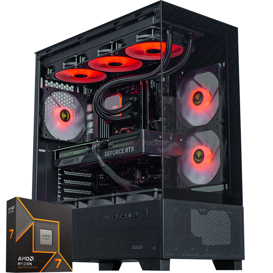 PAKET PC GAMING AMD RYZEN 7 9700X GPU NVIDIA RTX 5070 TI
